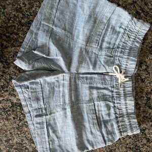 Athleta High Waist Gray and Blue Shorts